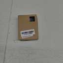 HOME&I Adhesive Kick Down Door Stopper,No Drilling Large Self Adhesive Plate,Height-Adjustable Rubber Foot (1, 6-Inch/Nickel)