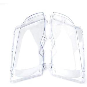 Car Headlight Cover, 1 Pair of Left and Right Side Clear Headlight Lens, 63126924043 63126924044 Compatible with 3 Series E46 4D 320i 325i 325xi 330i 330xi 2002 2003 2004 2005