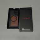 CANSHN Designed for Samsung Galaxy S24 Ultra Case [Full Camera Protection] [Compatible with MagSafe] Translucent Matte Shockproof Protective Phone Cover 6.8 Inch - Black