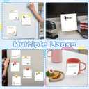 ZCPTZ 9 Pcs Funny Notepads 3" x 3" Self-adhesive Note Pads Fun Memo for Work Office School Home Supplies - 450 Sheets Reusable Cute Sticky Notes