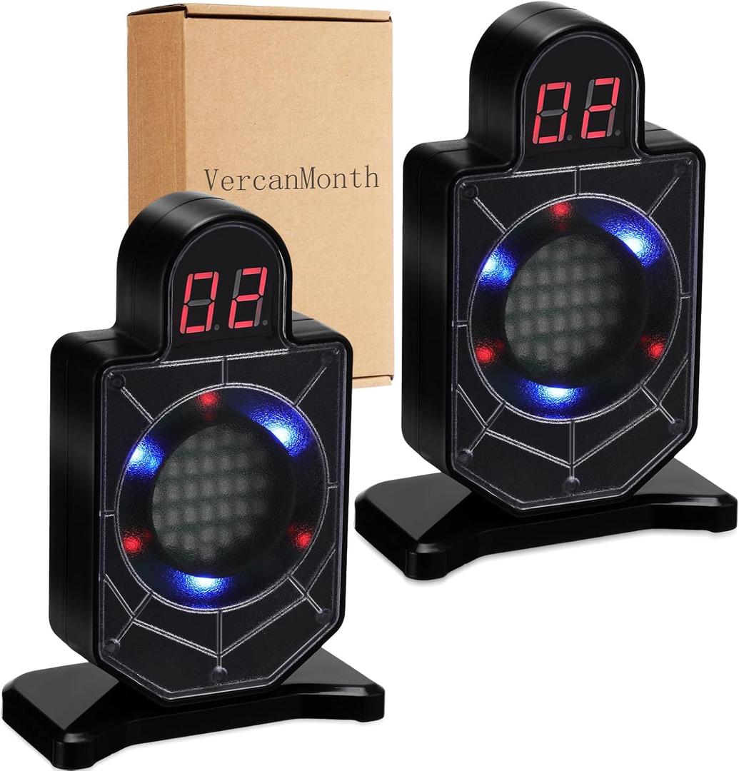 Laser Targets for Dry Fire Portable Trainer and Counting Laser Targets for Dry Fire Shooting Practice (Rectangular Style,)