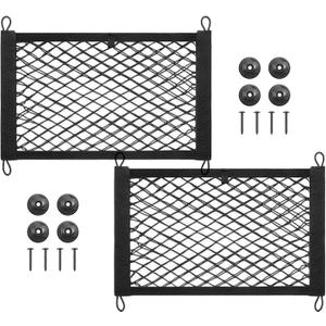 Small Cargo Net, RV Storage Mesh Net, Stretchable Cargo Pouches for Camper, Elastic Netting on Walls for Collecting Kids Toys (2)