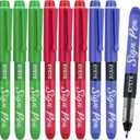 EYEYE Sign Pens 9 Pack (Blue Red Green)- 1.0mm Nib Tip - 0.6mm Line, Liquid Ink Sign Pen Smooth Writing - Fineliner Marker Pens Quick Drying