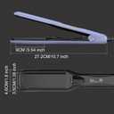 Hair Brush, JINRI Hair Iron, Pumped-Up Volume, Adjustable Temp, 360 Tail Rotation, Lasting Volume, for Short Or Thin Hair, Dual Voltage (100-240V), Volumizing Hair Iron, Purple, 1.38 inch (Purple)