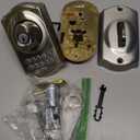 Veise Keyless Entry Door Lock with 2 Lever Handles - Electronic Keypad Deadbolt, Easy Installation Digital Smart Front Door Lock Set, Oil Rubbed Bronze