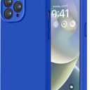 LOVE 3000 Designed for iPhone 14 Pro Case, Premium Silicone with [Soft Anti-Scratch Microfiber Lining] Shockproof Protective Phone Case for Men Women Girls 6.1", Klein Blue