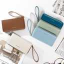 Pomelo Best Womens Wallet Leather RFID Blocking Credit Card Holder with Coin Pocket Zip Around Wristlet Medium Purse for Ladies 2025