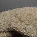 Topblan Shaggy Long Fur Faux Fur Weighted Blanket, Fuzzy and Soft Sherpa Weighted Blanket for Adults 15lbs, Queen Size Fluffy Heavy Blanket for Bed Couch, 60 x 80 Inches, Khaki