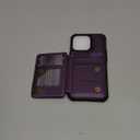 Vinich for iPhone 13 Pro Wallet Case with Card Holder, RFID Blocking Credit Slots Kickstand Shockproof Phone Cover Fit for iPhone 13 Pro 6.1" Purple