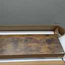 BAYKA Floating Shelves, 36 inches Long Wall Mounted Rustic Wood Shelves for Bathroom, Bedroom, Living Room, Kitchen, Office, Hanging Shelf for Books/Storage/Decor(Rustic Brown,Set of 2)