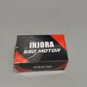 INJORA RC Motor 550 Brushed Waterproof Motor for 1/10 Short-Course Truck Slash VKAR 10SC HPI HoBao HuanQi 727(12T)
