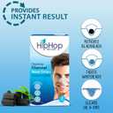 Hiphop Skincare Charcoal Nose Strips For Men Blackhead Remover 6 Strips