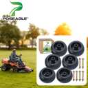 6 Pack 116-9981 Deck Wheels for Exmark Lazer Z E-Series Mowers | Replace 103-3168 103-4051 103-5364 103-7263 103-7363 109-2098 Toro 1-603299, 1 603299, 68-2730 for Exmark Lazer Z S-Series
