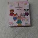 Cymbana Kid Sewing Craft Kit to Make a Friend for Beginner Felt Craft Learn to Sew, Panda Fox Bunny Raccoon Bear 5 Animals