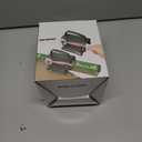 2-Pack Wrapping Paper Cutter & Tape Dispenser, Make Cutting Easily Safely and Efficient, Straight Sliding Tool for Christmas Gift, with 4 Tapes, 2 Replace Blades Kit, Black and Red