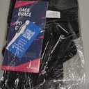 Fit Geno Back Brace Posture Corrector for Women and Men, Shoulder Straightener, Adjustable Full Back Support, Upper and Lower Back Pain Relief - Scoliosis, Hunchback, Hump, Thoracic, Spine Corrector (Medium/Large, Black)