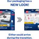 Avery Clean Edge Printable Business Cards with Sure Feed Technology, 2" x 3.5", White, 90 Blank Cards for Inkjet Printers (28878)
