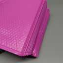10 x 13 Inch Bubble Mailer 40 Pack, Waterproof Padded Envelopes with Strong Self-Seal Adhesive, Cushioning Shipping Bags with Bright Color for Small Business - Hot Pink
