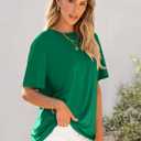 ANRABESS Women's Oversized Tee Shirts, Comfy Fabric Loose Fit Top, All-Day Cozy for Gym, Lounge Office, Versatile Casual Wear