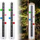 Teamaze Metal Cornhole Scoreboard with Magnetic 2 pcs Vertical Corn Hole Score Keeper for Outdoor&Indoor Yard Game