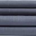 Calvin Klein - Twin XL Sheet Set, Cotton Blend Bed Sheets with Pillowcases, Cooling and Breathable, Wrinkle-Resistant Fabric, Deep Pocket Fitted Sheet, Blue