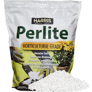 Harris Premium Horticultural Grade Perlite for Plants and Gardening, 8qt