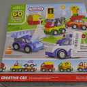 PREXTEX Building Toys for Toddlers - 60-Piece Building Blocks for Toddlers to Build Cars and Trucks - Easy-Grip, Child-Safe Design for 3 up - Creative STEM Learning and Fine Motor Skill Development