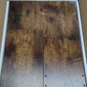 Floating Corner Shelf, 2-Tier Floating Shelf for Wall, Wood Floating Book Shelf for Living Room, Bedroom, Bathroom, Home Office, Rustic Brown