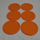 Replacement Lids for Pyrex 6 & 7-Cup Glass Food Storage Container Bowls, 7.5-Inch Plastic Round Lids Covers fits Pyrex 7402-PC, Airtight & Leakproof (6-Pack)