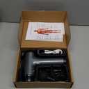 Massage Gun Deep Tissue, Handheld Electric Muscle Massager, High Intensity Percussion Massage Device for Pain Relief with 9 Attachments & 30 Speed(Grey)