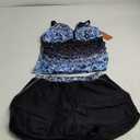 Arolina 2025 Women's Tankini Swimsuits with Pockets Tummy Control Two Piece Bathing Suits with Boy Shorts L