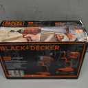 BLACK+DECKER 20V MAX Cordless Drill and Impact Driver, Power Tool Combo Kit with Battery and Charger (BD2KITCDDI)