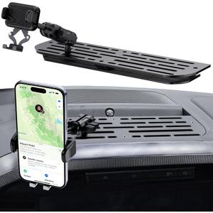 Metal Phone Mount for 2021-2024 Ford F-150 and 2021-2023 Ford Raptor Shakeproof Dash Mount Holder Cool Ford Accessory