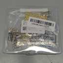 800 Pcs 6mm Flat Gold Beads Flat Round Spacer Beads for Bracelets Making Round Rondelle for Jewelry Making Spacer for Necklaces DIY(Mixed Color)