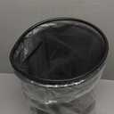 Seville Classics 2-Pack Steel Mesh Round Trashcan Wastebasket for Trash or Recycle in The Home, Office, or Garage, Black, 6 Gallon