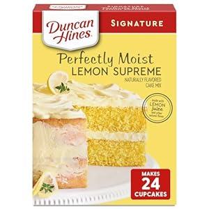 Amazon.com : Duncan Hines Signature Cake Mix, Lemon Supreme, 15.25 oz : Grocery & Gourmet Food