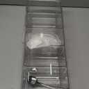 Condiment Tray with Stainless Steel 5 Spoons, 5 Forks and 1 Clip, Chilled Condiment Server, Condiment Server, Bar Garnish Holder on Ice, Bar Accessories Fruit and Salad with Removable Trays and Lid