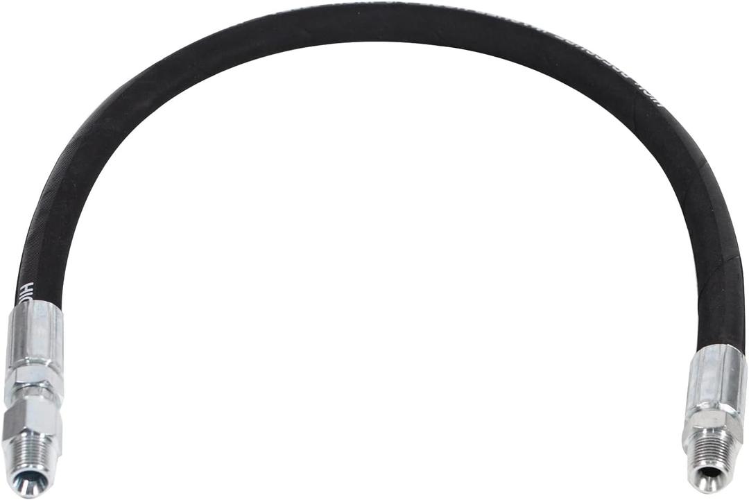 YAMATIC Pressure Washer Whip Hose with Swivel Steel Connector, 3/8" Jumper Hoses 2FT For Hose Reel and Power Washer, 4000 PSI