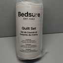 Bedsure Quilts Queen Size - Queen Quilt Bedding Set Bedspread Coverlet Comforter, Lightweight Corduroy Pattern Bedspread, 3-Piece Set with 90"x96" Coverlet & 2 Pillow Shams, All-Season Soft Microfiber (01 - Linen (Striped Border))