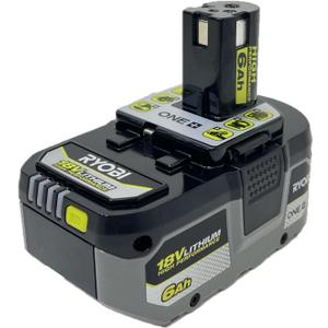 Ryobi P193 18 Volt 6.0 Ah ONE+ Lithium-Ion LITHIUM+ HP High Capacity Compact Battery