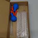 6 Pieces Glass Pipettes 10ml 5ml 3ml 2ml 1ml 0.5ml Glass Graduated Dropper Pipette for School, Students, Transfer for Liquid Essential Oil