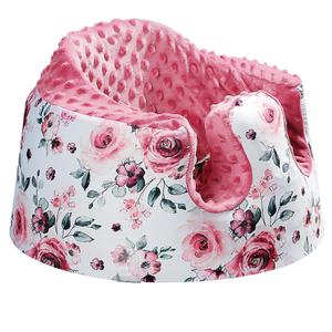 Seat Cover Compatible with Bumbo Seat and Nuby Seat, Floor Seat Cover for Boys and Girls, Removable Breathable Baby Seat Cover, New Designed, Anti-Slip, Seat Not Included, Red Flower