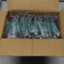 120 Pack Disposable Twin Blade Razors Individually Wrapped, Clear Safety Cap Multipurpose Portable Shave Razor for Man Woman Bathing Hotel Travel (Green)