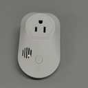 Briidea Power Failure Alarm with LED Indicator & 80dB Siren, Powered by Rechargeable Battery (included), Perfect for Monitoring Refrigerators, Freezers, Sump Pumps, Aquariums (White)