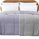 Modern Threads Down Alternative Reversible Comforter Purple/Silver Twin