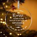 Nurse Gifts for Women, Appreciation Gift Thank You Christmas Ornament for Nurse