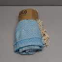 100% Cotton Turkish Beach Towels Great for Beach, Bathroom Towels Adult Travel Essentials Cruise Accessories Vacation Yoga Mat Soft Feel High Absorbent Sand Free Quick Dry (Atom Blue)