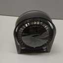 2025 New Desk Fan, Quiet Air Circulator Mini Fan for Bedroom, Portable Smart Display USB Fan, 4 Speeds Strong Airflow, 120Tilt, Small Desktop Table Fans For Office Bedside Room, Translucent Black