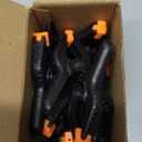 12 Pack Plastic Spring Clamps, 3.5inch Small Heavy Duty Clips for Crafts, Backdrop Stand, Woodworking, Photography Studios (Black)