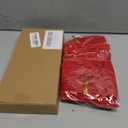 12 PCS Red Velvet Christmas Bows Ornaments Decorations, 10.2'' Vintage Long Velvet Bows Decor Ornaments for Christmas Tree Wreath Mantle Stair Gift Wrap, 0.98 W/5.11 * 10.23 inch